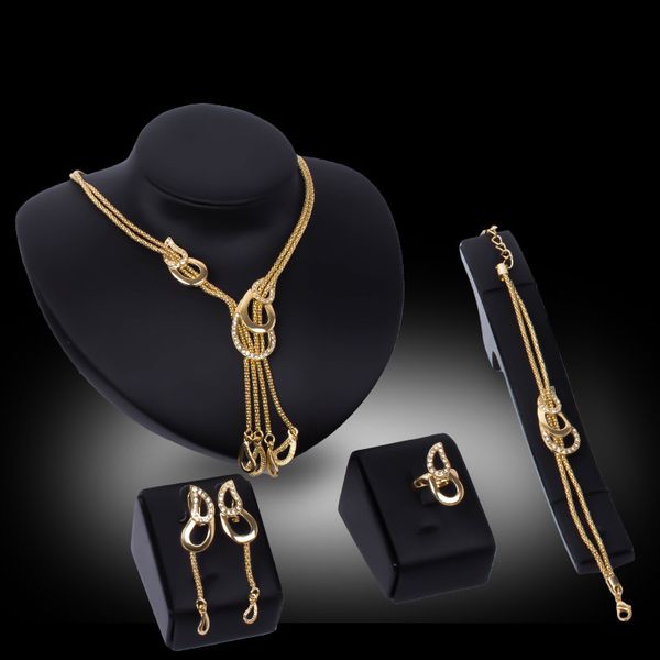 bracelets neckalces earrings rings jewelry sets women fashion rhinestone 18k gold plated water drop tassel wedding jewelry 4-piece set js037, Slivery;golden
bracelets neckalces earrings rings jewelry sets women fashion rhinestone 18k gold plated water drop tassel wedding jewelry 4-piece set js037, Slivery;golden