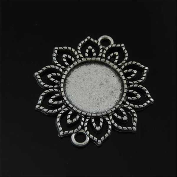 6pcs/pack antique silver zinc alloy flower collet pendant charm jewelry finding 38*35*2mm 39524 jewelry making, Bronze;silver
6pcs/pack antique silver zinc alloy flower collet pendant charm jewelry finding 38*35*2mm 39524 jewelry making, Bronze;silver