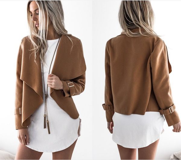 Women Autumn Cardigan Jacket Women Long Sleeve Outerwear Coats 2018 Turn-down Collar Winter Casual Open Stitch lady Coats
Women Autumn Cardigan Jacket Women Long Sleeve Outerwear Coats 2018 Turn-down Collar Winter Casual Open Stitch lady Coats