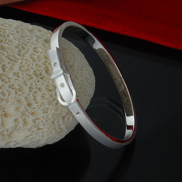 2 pcs women men's adornment bracelet 925 sterling silver cuff bangles belt design bangle bracelet for men 60mm diameter, Black
2 pcs women men's adornment bracelet 925 sterling silver cuff bangles belt design bangle bracelet for men 60mm diameter, Black