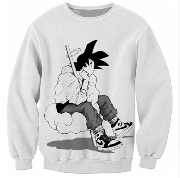 новые модные женские / мужские dragon ball z аниме гоку harajuku стиль смешные 3d печати повседневная crewneck толстовка плюс размер b26, Black
новые модные женские / мужские dragon ball z аниме гоку harajuku стиль смешные 3d печати повседневная crewneck толстовка плюс размер b26, Black