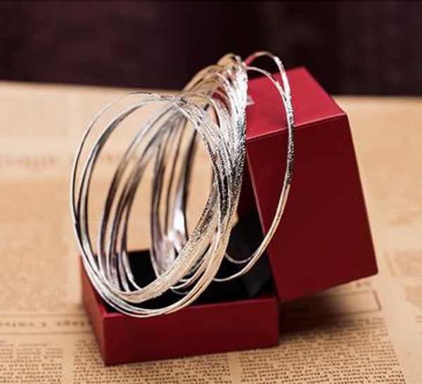 silver plated bracelet, bangle, dia:6.5cm, 100pcs/lot, noble delicate and beautiful for women, and high quality, Black
silver plated bracelet, bangle, dia:6.5cm, 100pcs/lot, noble delicate and beautiful for women, and high quality, Black