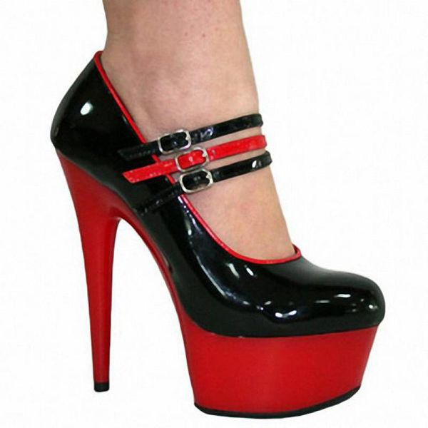 customize pump extreme high heel 15cm heel with about 5cm platform women shoes patent leather three buckle strap shoes d0182, Black
customize pump extreme high heel 15cm heel with about 5cm platform women shoes patent leather three buckle strap shoes d0182, Black