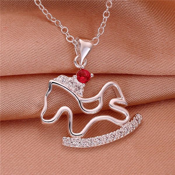 high grade women's small horse pendant necklace red gemstone sterling silver plate necklace stsn617,fashion 925 silver necklace wom
high grade women's small horse pendant necklace red gemstone sterling silver plate necklace stsn617,fashion 925 silver necklace wom