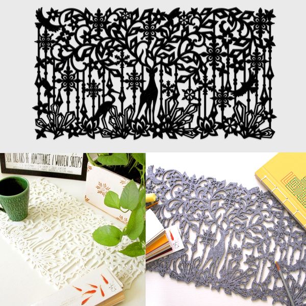 wholesale- yazi christmas decoration deer flower hollow out placemat felt heat insulation table mat wedding party decor
wholesale- yazi christmas decoration deer flower hollow out placemat felt heat insulation table mat wedding party decor
