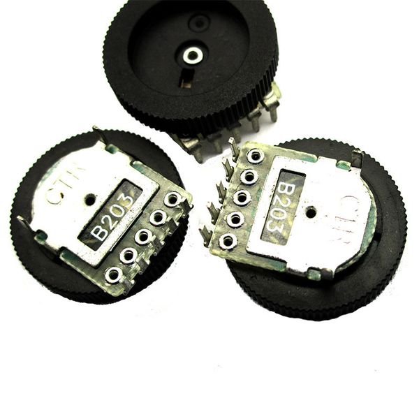 the new b203 20k double the volume control dial to 5 feet 16mmx2.8mm turbo gear potentiometer
the new b203 20k double the volume control dial to 5 feet 16mmx2.8mm turbo gear potentiometer