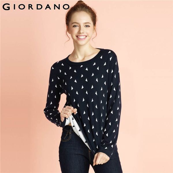 wholesale- giordano women sweater 2017 pull femme long sleeves pullover marled jacquard jumper crewneck sweater brand clothing, White;black
wholesale- giordano women sweater 2017 pull femme long sleeves pullover marled jacquard jumper crewneck sweater brand clothing, White;black