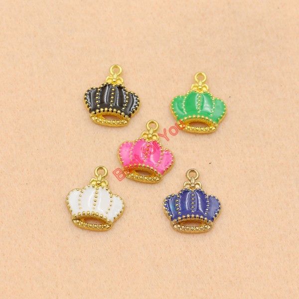 40pcs mixed rose gold plated enamel crystal crown charms pendants jewelry making handmade diy jewelry making, Bronze;silver
40pcs mixed rose gold plated enamel crystal crown charms pendants jewelry making handmade diy jewelry making, Bronze;silver
