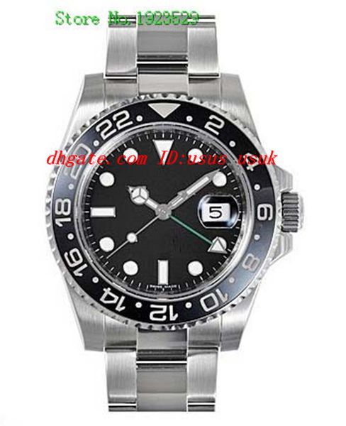new luxury wristwatch sapphire stainless steel ii ceramic 116710 automatic men's watch watches, Slivery;brown
new luxury wristwatch sapphire stainless steel ii ceramic 116710 automatic men's watch watches, Slivery;brown