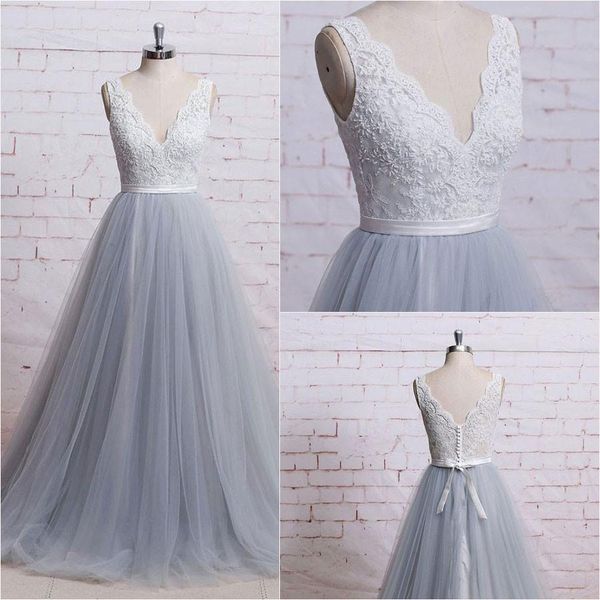 modest v neck a line evening prom dresses hollow back ivory lace beaded sliver tulle pleated zipper back floor length formal gowns cheap, Black;red
modest v neck a line evening prom dresses hollow back ivory lace beaded sliver tulle pleated zipper back floor length formal gowns cheap, Black;red