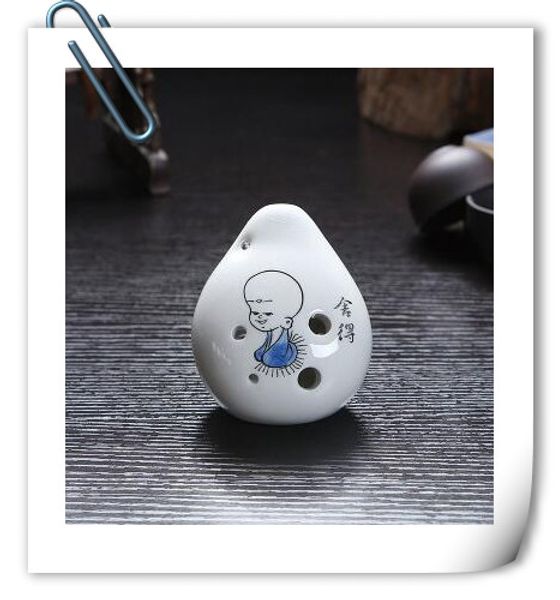 новый окарина 6 отверстие c начинающий шраманера альт окрашены керамика флейта шесть ручная роспись окарина окарина играть профессиональный