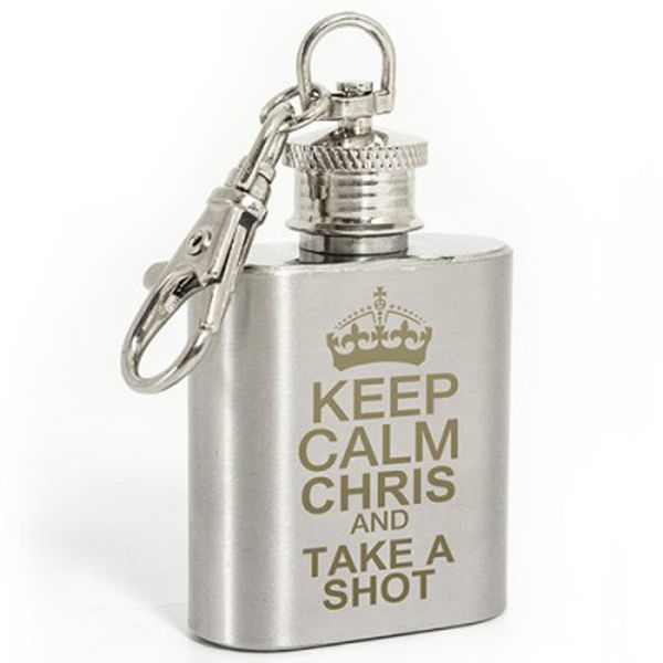 personalized 1oz 201 stainless steel mini pocket liquor hip flask key ring chain ing, Silver
personalized 1oz 201 stainless steel mini pocket liquor hip flask key ring chain ing, Silver