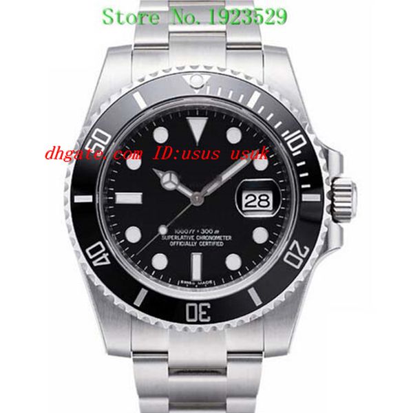 luxury wristwatch original box black ceramic bezel dial 116610 16610 stainless steel automatic mens men's watch watches, Slivery;brown
luxury wristwatch original box black ceramic bezel dial 116610 16610 stainless steel automatic mens men's watch watches, Slivery;brown
