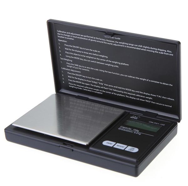 100g * 0.01g Mini Gram Weight Balance Lcd Electronic Scale Pocket Digital Scale Jewelry Gold Diamond Weighting Scale Drop Shipping