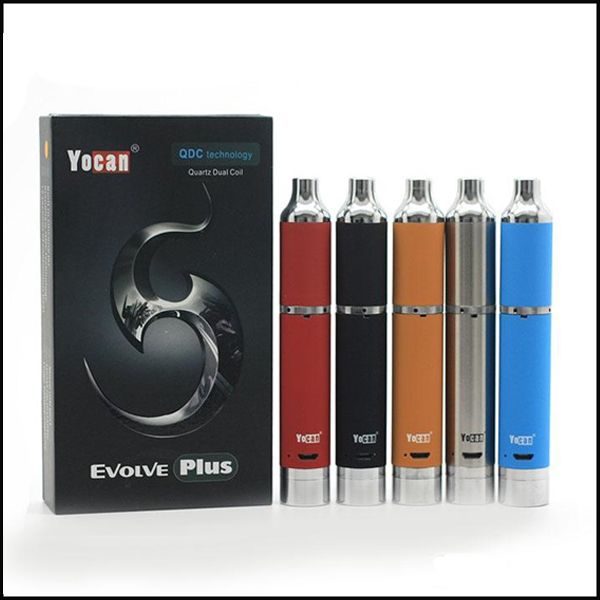 Authentic Yocan Evolve Plus Kit 1100mAh Wax Vaporizer Pen With Quartz Dual Coil Silicone Jar DHL FREE
Authentic Yocan Evolve Plus Kit 1100mAh Wax Vaporizer Pen With Quartz Dual Coil Silicone Jar DHL FREE