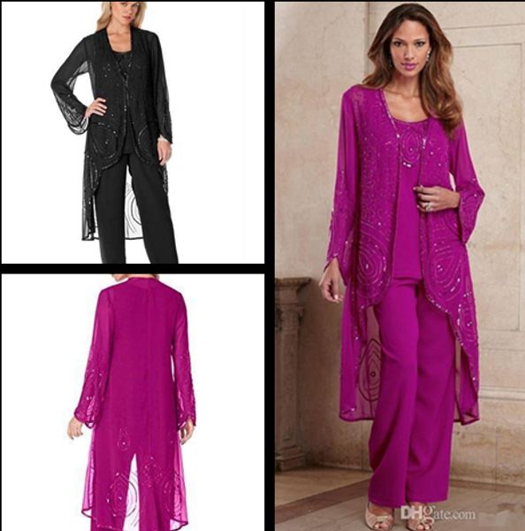 fuchsia mother bride groom dresses embroidery mother of the bride groom pant suits with jacket women party dresses wedding evening gown, Black;red
fuchsia mother bride groom dresses embroidery mother of the bride groom pant suits with jacket women party dresses wedding evening gown, Black;red
