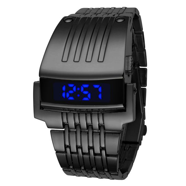 fashion men's watch steel gold blue digital led luxury military watches sport dress wristwatches relogio masculino drop shipping, Slivery;brown
fashion men's watch steel gold blue digital led luxury military watches sport dress wristwatches relogio masculino drop shipping, Slivery;brown