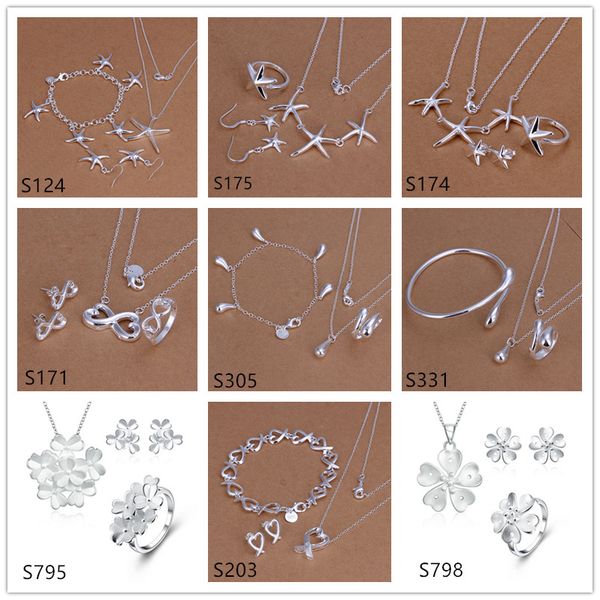 mixed style women's sterling silver jewelry sets,fashion 925 silver necklace bracelet earring ring jewelry set gts58, Black
mixed style women's sterling silver jewelry sets,fashion 925 silver necklace bracelet earring ring jewelry set gts58, Black
