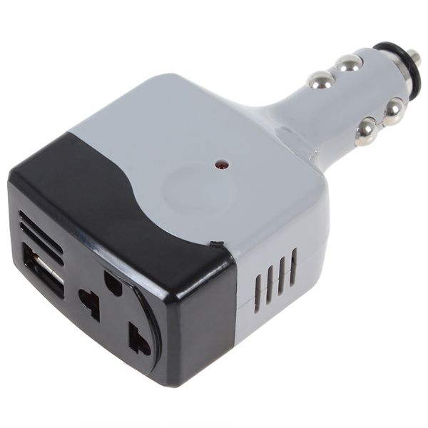 Wholesale-DC 12 / 24V to AC 220V / USB 6V Car Mobile Power Inverter Adapter Auto Car Power Converter Charger
Wholesale-DC 12 / 24V to AC 220V / USB 6V Car Mobile Power Inverter Adapter Auto Car Power Converter Charger