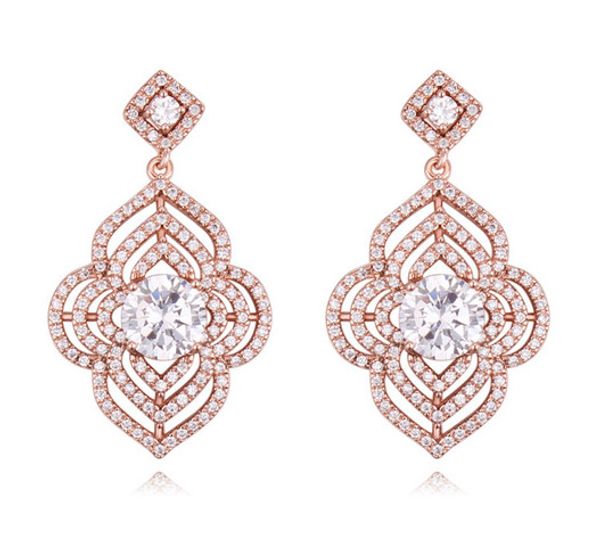 earrings jewelry 18k gold plated women fashion cubic zirconia flowers dangle earrings wholesale ter010, Silver
earrings jewelry 18k gold plated women fashion cubic zirconia flowers dangle earrings wholesale ter010, Silver