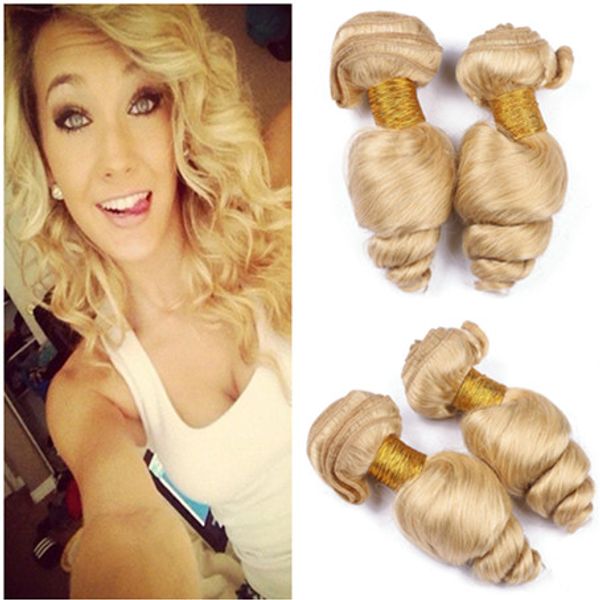 brazilian blonde human hair wefts extensions 3pcs loose wave wavy #613 bleach blonde virgin human hair bundles deals 10-30" tangle free, Black
brazilian blonde human hair wefts extensions 3pcs loose wave wavy #613 bleach blonde virgin human hair bundles deals 10-30" tangle free, Black