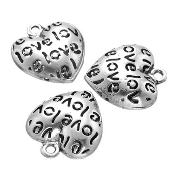 pack of 100 pcs fashion heart charms pendat with i love you in surface ing, Bronze;silver
pack of 100 pcs fashion heart charms pendat with i love you in surface ing, Bronze;silver