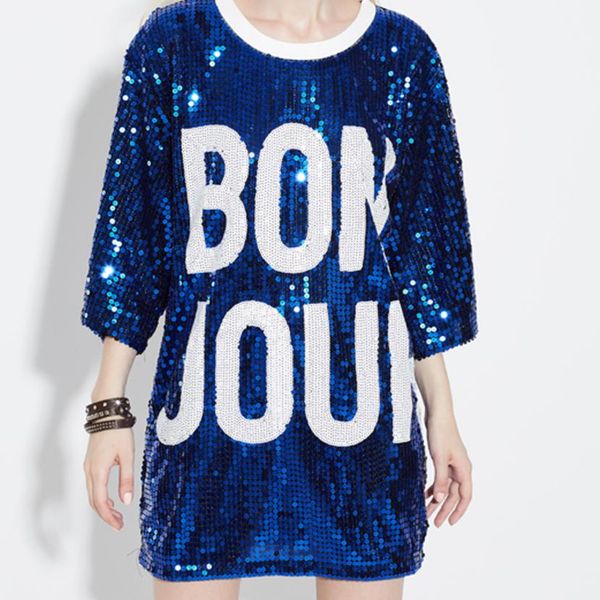section bon jour long women of the sleeves round sleeve collar coat nightclub stage sequins costumes fashion tees nhs0, White
section bon jour long women of the sleeves round sleeve collar coat nightclub stage sequins costumes fashion tees nhs0, White