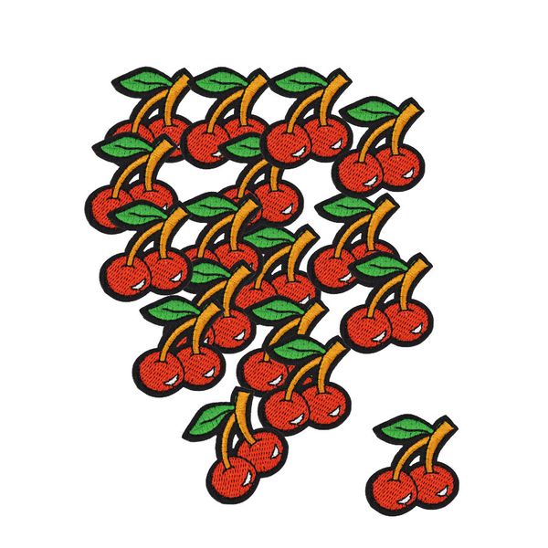 diy cherry patches for clothing iron embroidered patch applique iron on patches sewing accessories badge stickers on bags 10pcs, Black
diy cherry patches for clothing iron embroidered patch applique iron on patches sewing accessories badge stickers on bags 10pcs, Black