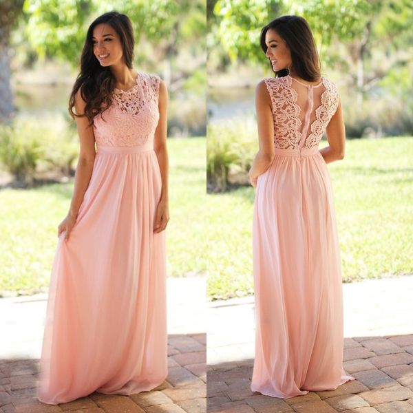 Pink Bridesmaid Dress with Tulle Back A Line Lace Chiffon Floor Length Maid of Honor Gowns Wedding Guest Bridesmaids Dresses
Pink Bridesmaid Dress with Tulle Back A Line Lace Chiffon Floor Length Maid of Honor Gowns Wedding Guest Bridesmaids Dresses