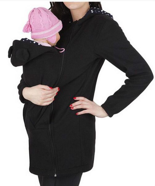 baby carrying jacket baby carrier hoodie kangaroo coat&jacket for mom and baby baby wearing hoodie size maternity sweater, Black
baby carrying jacket baby carrier hoodie kangaroo coat&jacket for mom and baby baby wearing hoodie size maternity sweater, Black