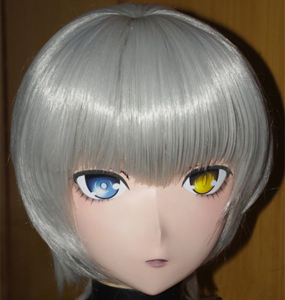 c2-032) kigurumi skin looking female face anime kig mask cosplay crossdresser masks cartoon character role play, Black;red
c2-032) kigurumi skin looking female face anime kig mask cosplay crossdresser masks cartoon character role play, Black;red