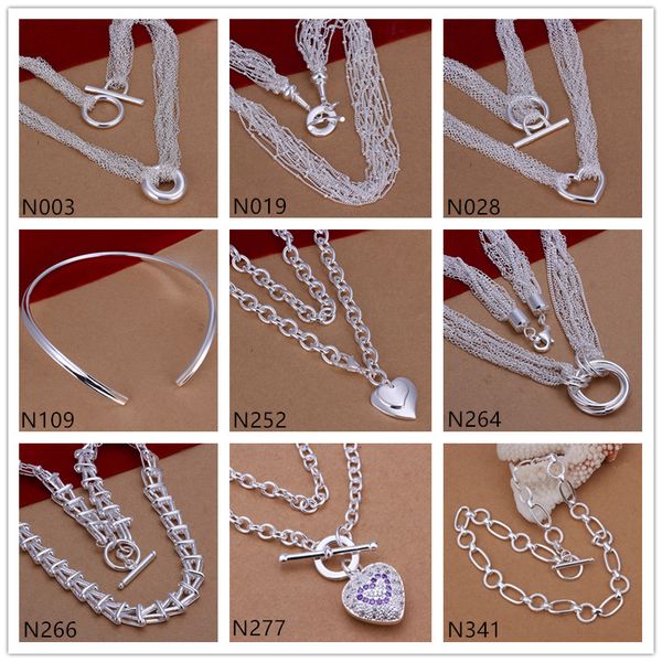 arrival women's sterling silver plated chains necklaces gtp55,fashion heart shape 925 silver plate necklace 6 pieces a lot mixed style
arrival women's sterling silver plated chains necklaces gtp55,fashion heart shape 925 silver plate necklace 6 pieces a lot mixed style