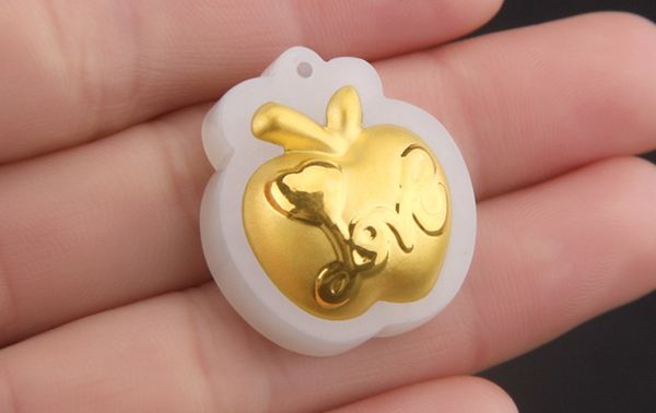lucky gold inlaid jade pendant charm necklace and pendant (peace is a blessing), Silver
lucky gold inlaid jade pendant charm necklace and pendant (peace is a blessing), Silver