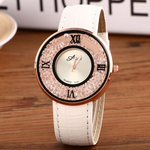 women dress watches new fashion ladies watch crystal rhinestone pu leather watches quicksand women dress quartz watch, Slivery;brown
women dress watches new fashion ladies watch crystal rhinestone pu leather watches quicksand women dress quartz watch, Slivery;brown