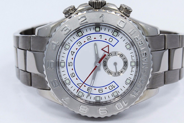 2017 новый Yacht Master II белое золото 18 карат белый циферблат из нержавеющей стали 116689 44
2017 новый Yacht Master II белое золото 18 карат белый циферблат из нержавеющей стали 116689 44