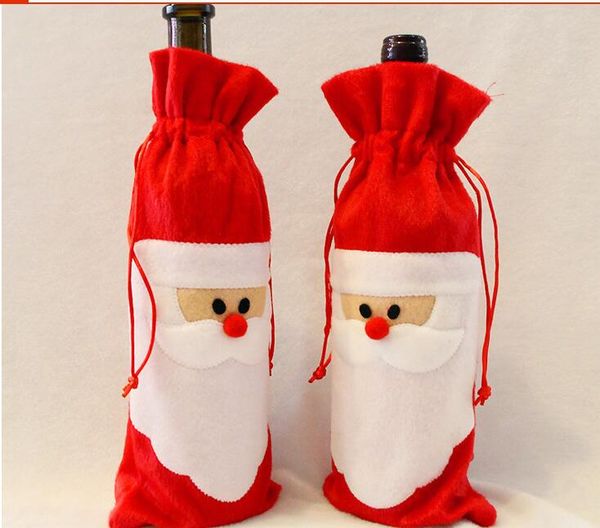 new red wine bottle cover bags christmas dinner table decoration home party decors santa claus wine
new red wine bottle cover bags christmas dinner table decoration home party decors santa claus wine