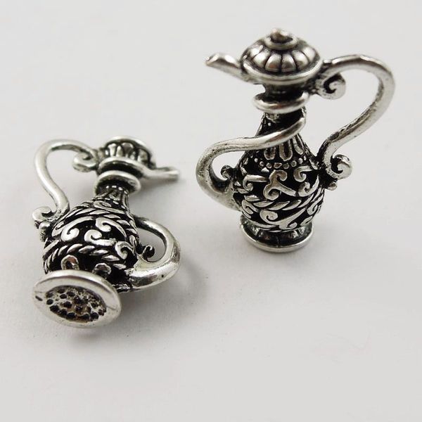 20pcs vintage style atq silver tone alloy pretty vase wine pot pendant charm 22mm jewelry making, Bronze;silver
20pcs vintage style atq silver tone alloy pretty vase wine pot pendant charm 22mm jewelry making, Bronze;silver