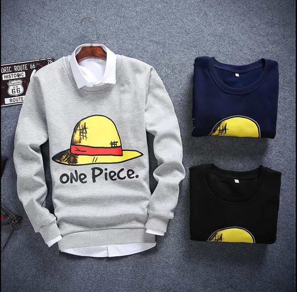 Мультфильм Аниме One Piece Луффи Шляпа Печати Мужчины Осень Балахон Повседневная Мод
Мультфильм Аниме One Piece Луффи Шляпа Печати Мужчины Осень Балахон Повседневная Мод