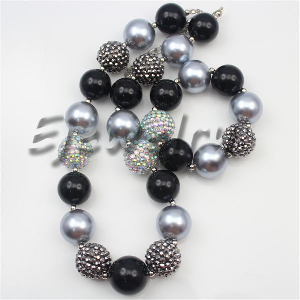 fashion jewelry gray pearl beads necklace hematite rhinestone beads chunky bubblegum necklace&bracelet set cb735, Silver
fashion jewelry gray pearl beads necklace hematite rhinestone beads chunky bubblegum necklace&bracelet set cb735, Silver