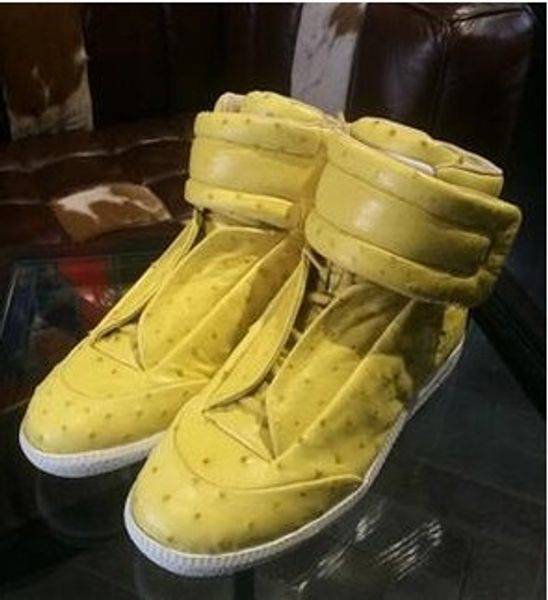 women men casual shoes new genuine leathermaison high shoes mens casual shoes men's highest version boot big size, Black
women men casual shoes new genuine leathermaison high shoes mens casual shoes men's highest version boot big size, Black