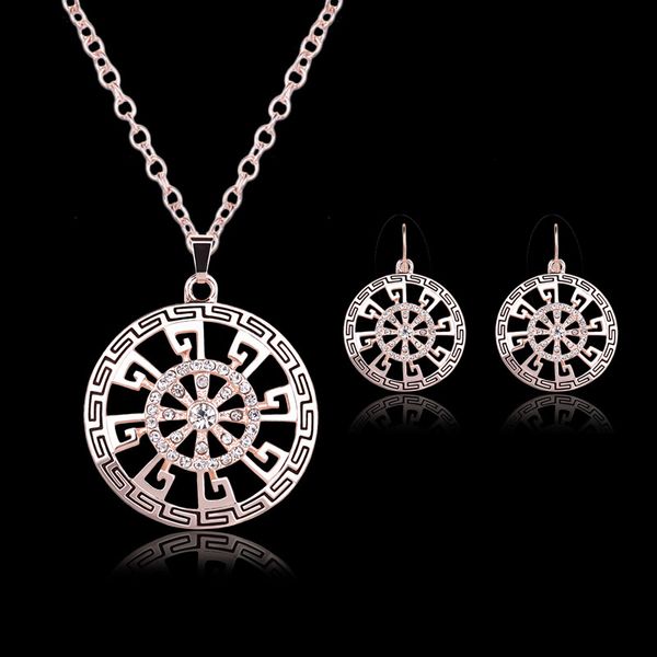 necklace earrings jewelry set vitnage royal luxury women rhinestone 18k gold plated geometric circle party jewelry 2-piece set js257, Silver
necklace earrings jewelry set vitnage royal luxury women rhinestone 18k gold plated geometric circle party jewelry 2-piece set js257, Silver