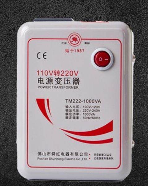 power transformer 110v to 220v 1000w (actual 500w) voltage converter potential transformer voltage changer for below 500w appliances 
power transformer 110v to 220v 1000w (actual 500w) voltage converter potential transformer voltage changer for below 500w appliances