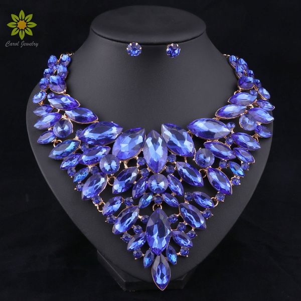 6colors fashion nigerian wedding african beads jewelry sets crystal necklace earrings set party wedding dubai jewelry set, Silver
6colors fashion nigerian wedding african beads jewelry sets crystal necklace earrings set party wedding dubai jewelry set, Silver