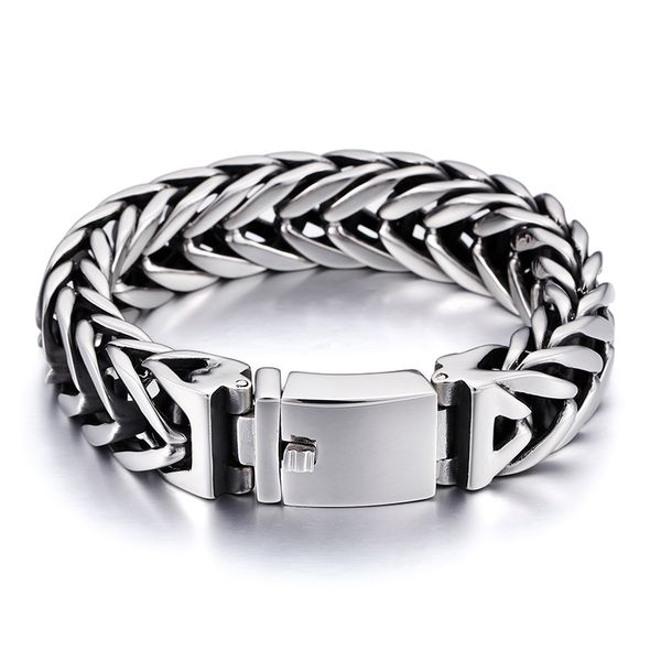 huge 133g heavy stainless steel biker overlord chain bracelet 17mm 9inches men's gifts, Black
huge 133g heavy stainless steel biker overlord chain bracelet 17mm 9inches men's gifts, Black