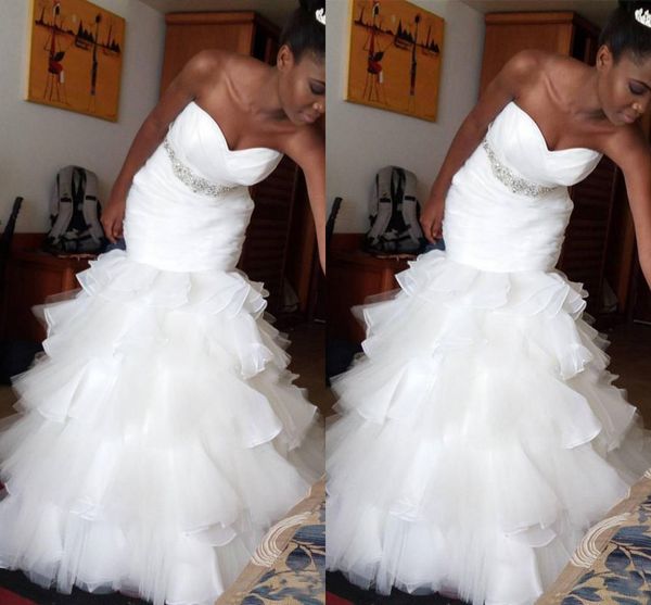 african plus size tiered skirt mermaid wedding dresses with beading sash 2018 arabic ruffle sweetheart lace up back white bridal gowns
african plus size tiered skirt mermaid wedding dresses with beading sash 2018 arabic ruffle sweetheart lace up back white bridal gowns