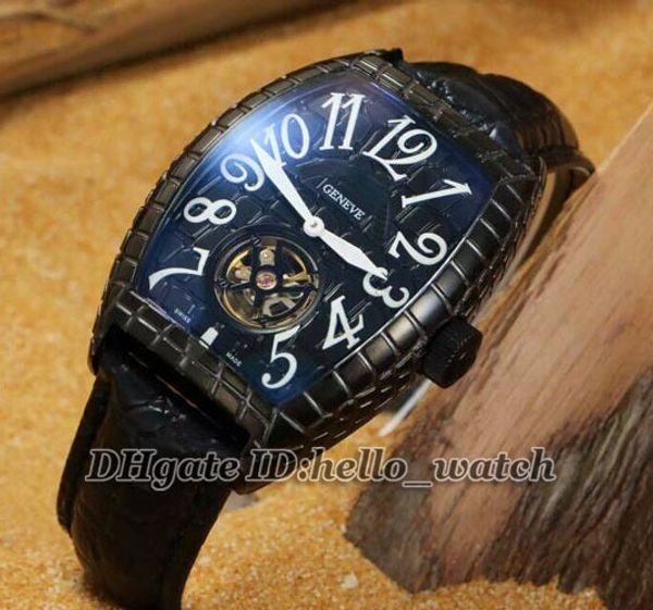 black croco 8880 t blk cro automatic tourbillon mens watch pvd black leather strap gents watch new watches, Slivery;brown
black croco 8880 t blk cro automatic tourbillon mens watch pvd black leather strap gents watch new watches, Slivery;brown