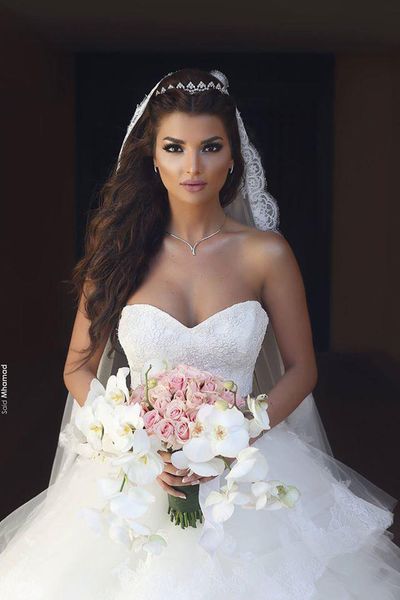 ball gown spring 2017 saudi arabia wedding dresses long women full lace style wedding gowns fast shippping dhgate tulle wed dress, White
ball gown spring 2017 saudi arabia wedding dresses long women full lace style wedding gowns fast shippping dhgate tulle wed dress, White
