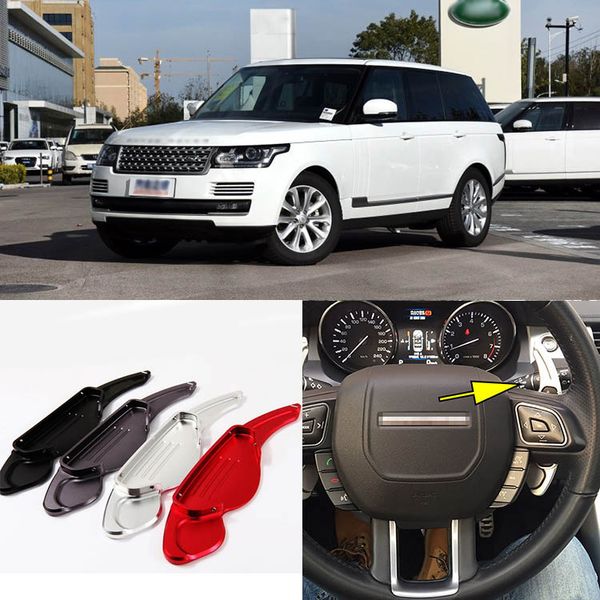 2pcs alloy add-on steering wheel aluminum shift paddle shifter extension for land rover range rover ing 
2pcs alloy add-on steering wheel aluminum shift paddle shifter extension for land rover range rover ing