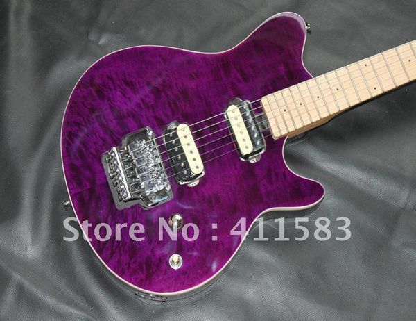 Эдвард Ван Хелен Wolf Music Man Erime Бал StingRay Фиолетовый Flame Maple Top Электрогитара Maple Neck задняя крышка на складе
Эдвард Ван Хелен Wolf Music Man Erime Бал StingRay Фиолетовый Flame Maple Top Электрогитара Maple Neck задняя крышка на складе
