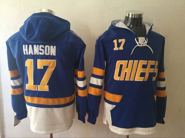Charlestown Chiefs Hoodie #17 Steve Hanson Jersey Men's Hanson Brother Slap Shot 100% Stitched Embroidery Logos Movie Hockey Sweatshirt
Charlestown Chiefs Hoodie #17 Steve Hanson Jersey Men's Hanson Brother Slap Shot 100% Stitched Embroidery Logos Movie Hockey Sweatshirt